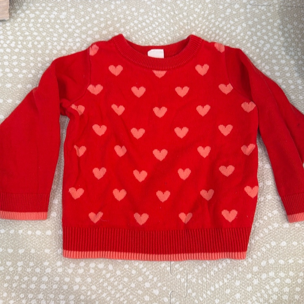 Gap hearts girls sweater